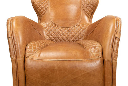 Sarreid Ltd - Hera Arm Chair - Brown - 29765 veiw 9