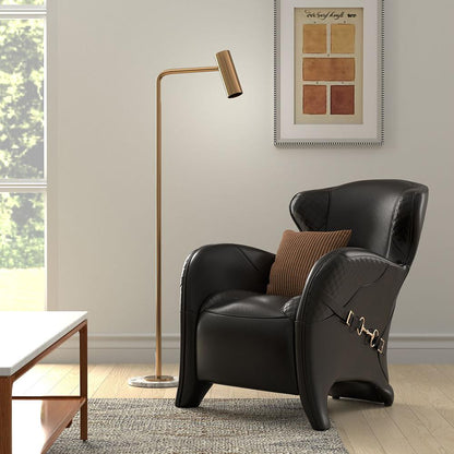 Sarreid Ltd - Hera Arm Chair, Onyx Black - 54118 veiw 8