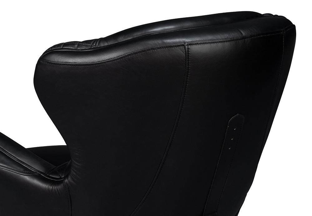 Sarreid Ltd - Hera Arm Chair, Onyx Black - 54118 veiw 9