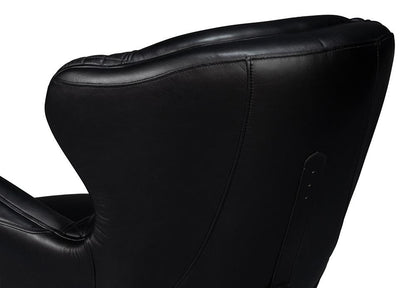 Sarreid Ltd - Hera Arm Chair, Onyx Black - 54118 veiw 9