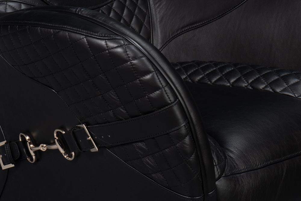 Sarreid Ltd - Hera Arm Chair, Onyx Black - 54118 veiw 11