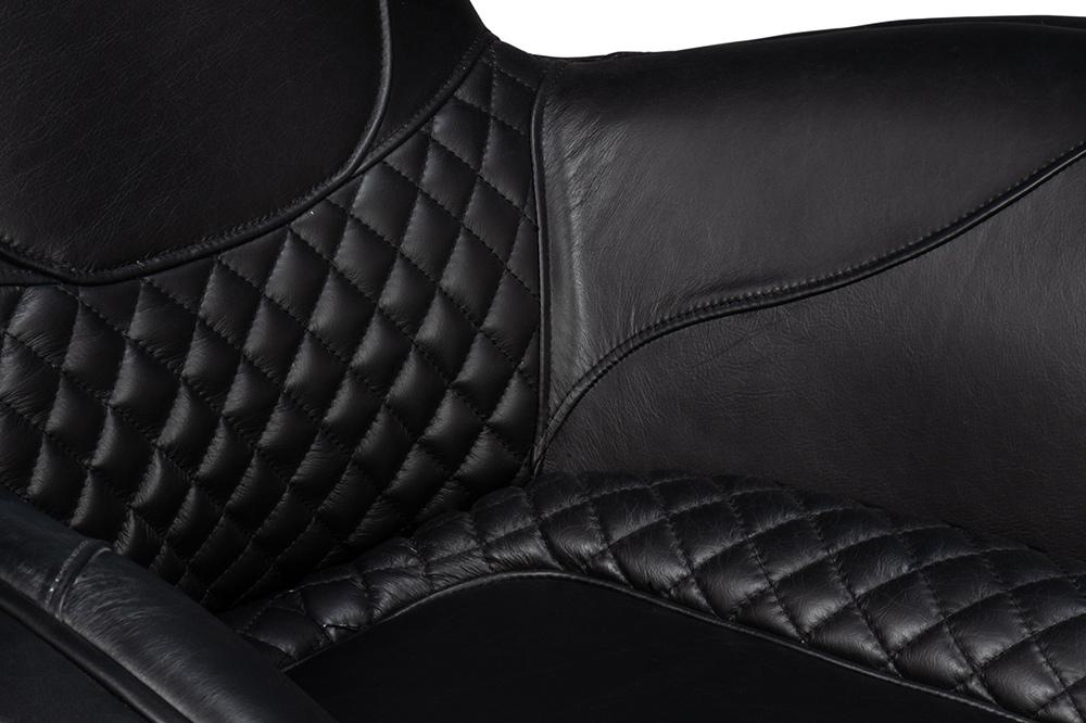 Sarreid Ltd - Hera Arm Chair, Onyx Black - 54118 veiw 12