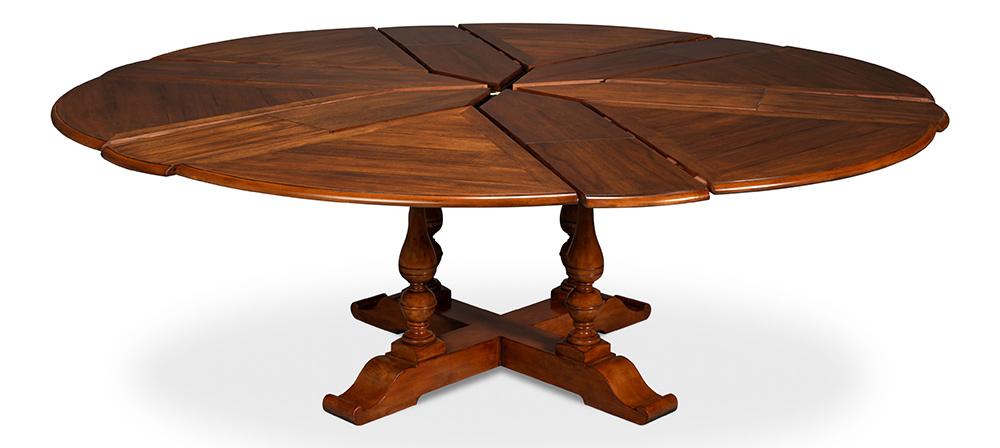 Sarreid Ltd - Walnut Jupe Dining Table, Ex-Large - 54236-OW veiw 4