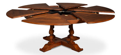 Sarreid Ltd - Walnut Jupe Dining Table, Large - 54235-OW veiw 2