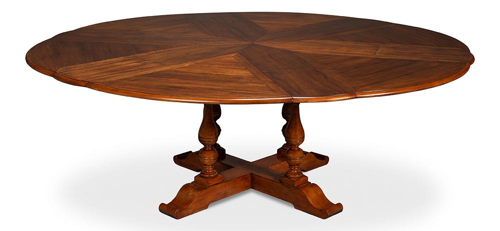 Sarreid Ltd - Walnut Jupe Dining Table, Large - 54235-OW veiw 5