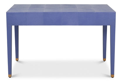 Sarreid Ltd - Gabriella Shagreen Desk/Table,Marlin Blue - 54000-2 veiw 7
