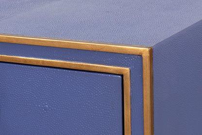 Sarreid Ltd - Gabriella Shagreen Desk/Table,Marlin Blue - 54000-2 veiw 10
