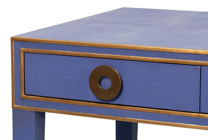 Sarreid Ltd - Gabriella Shagreen Desk/Table,Marlin Blue - 54000-2 veiw 11