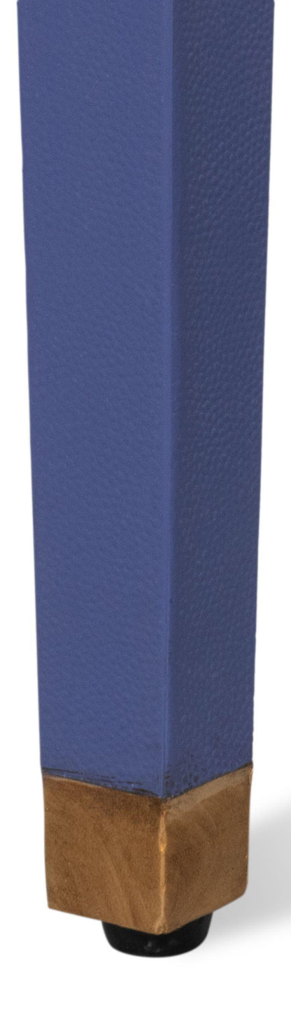 Sarreid Ltd - Gabriella Shagreen Desk/Table,Marlin Blue - 54000-2 veiw 12