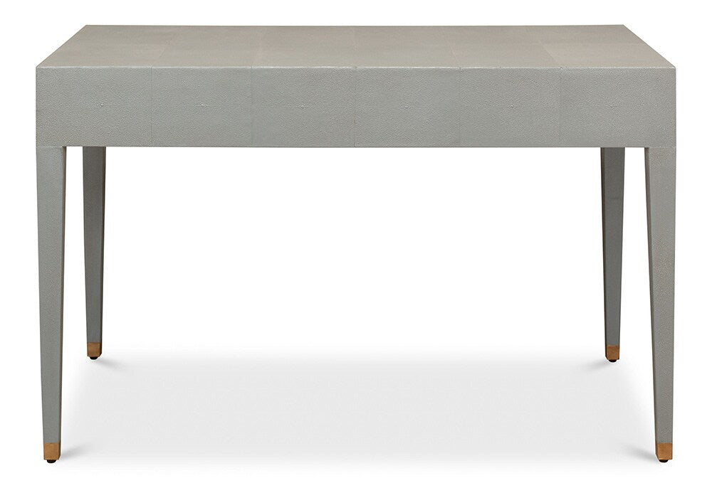 Sarreid Ltd - Gabriella Shagreen Desk/Table,Storm Grey - 53571-2 veiw 7