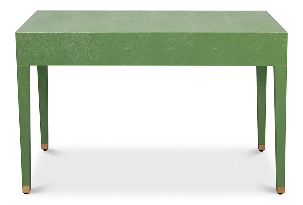 Sarreid Ltd - Gabriella Shagreen Desk/Table,Watercress - 54000-3 veiw 7