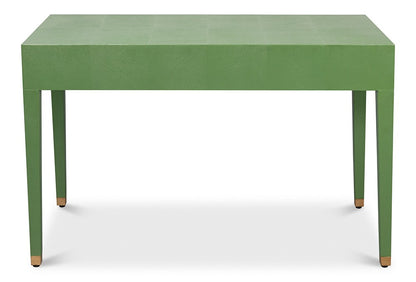 Sarreid Ltd - Gabriella Shagreen Desk/Table,Watercress - 54000-3 veiw 7