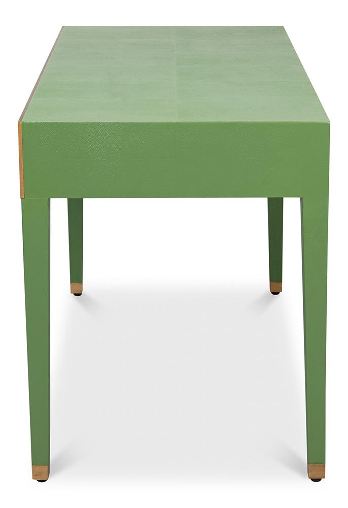 Sarreid Ltd - Gabriella Shagreen Desk/Table,Watercress - 54000-3 veiw 8