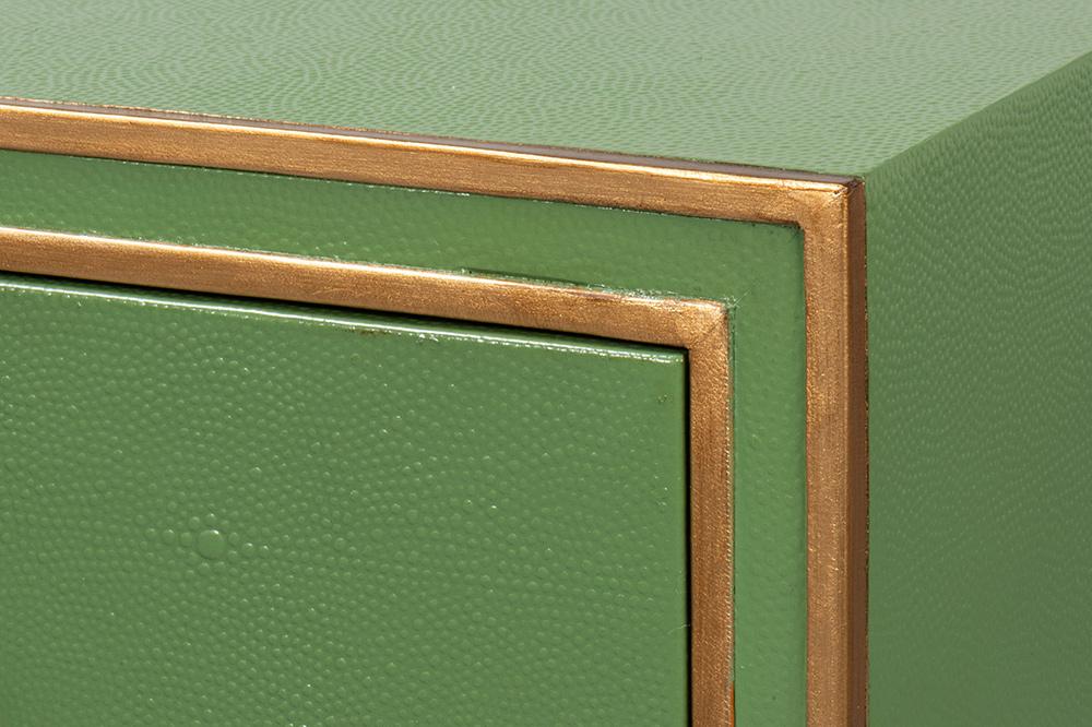 Sarreid Ltd - Gabriella Shagreen Desk/Table,Watercress - 54000-3 veiw 10