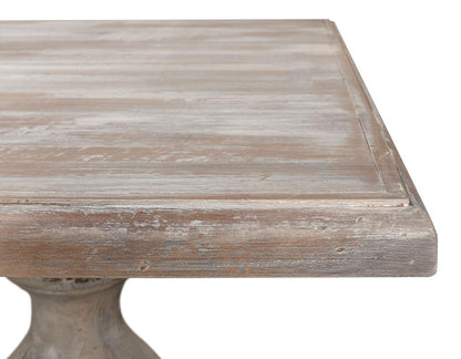 Sarreid Ltd - Lionisio Trestle Table, Grey Oak - R085-73 veiw 8
