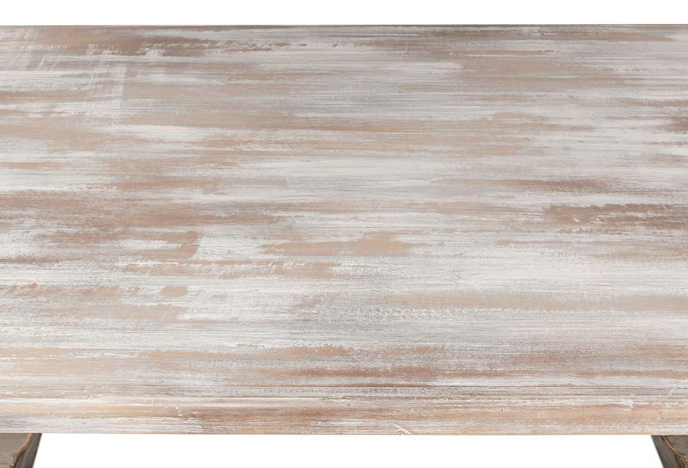 Sarreid Ltd - Lionisio Trestle Table, Grey Oak - R085-73 veiw 9