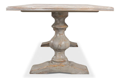 Sarreid Ltd - Lionisio Trestle Table, Grey Oak - R085-73 veiw 11