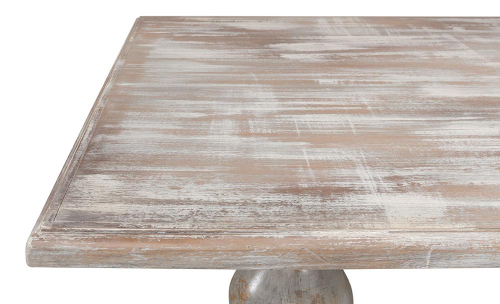 Sarreid Ltd - Lionisio Trestle Table, Grey Oak - R085-73 veiw 12