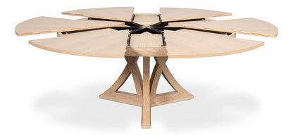 Sarreid Ltd - Casual Jupe Dining Table,Bleached Oak,Lg - 54201-BO veiw 3