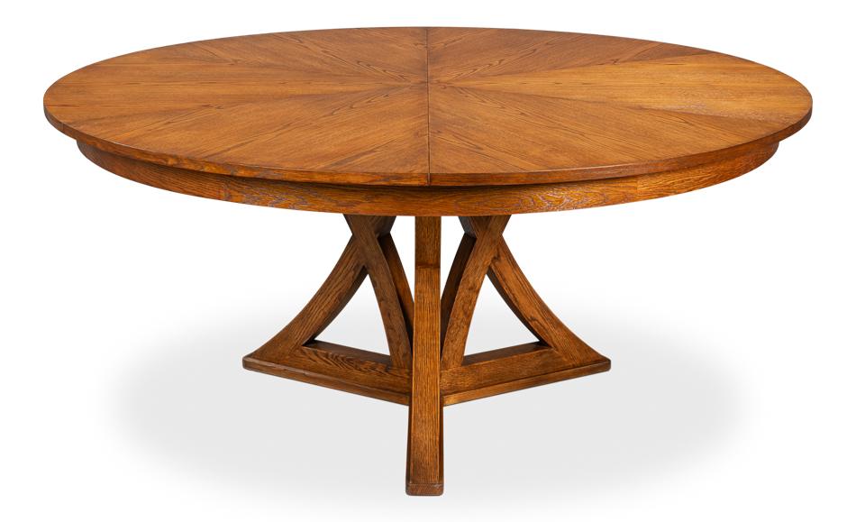 Sarreid Ltd - Casual Jupe Dining Table,Tobacco Brown,Lg - 54201-TB veiw 1