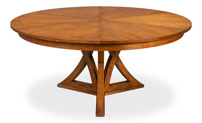 Sarreid Ltd - Casual Jupe Dining Table,Tobacco Brown,Lg - 54201-TB veiw 1