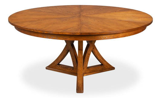 Sarreid Ltd - Casual Jupe Dining Table,Tobacco Brown,Lg - 54201-TB veiw 1