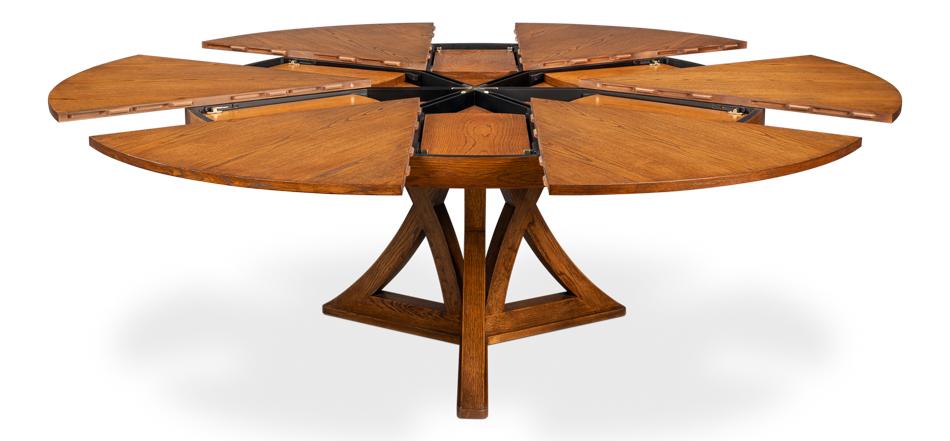 Sarreid Ltd - Casual Jupe Dining Table,Light Mink,Lg - 54201-LM veiw 4