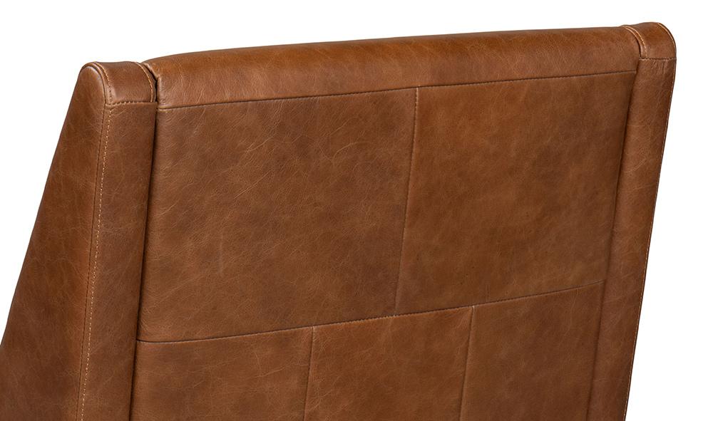 Sarreid Ltd - Brandy Accent Chair, Cuba Brown - 54089 veiw 7
