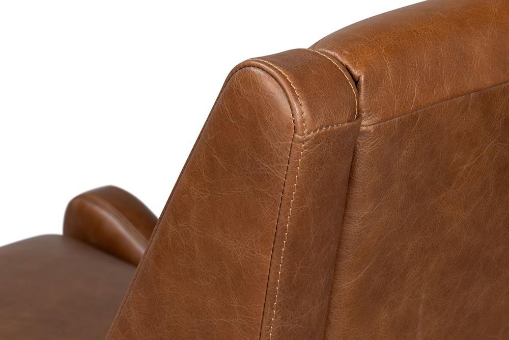 Sarreid Ltd - Brandy Accent Chair, Cuba Brown - 54089 veiw 8