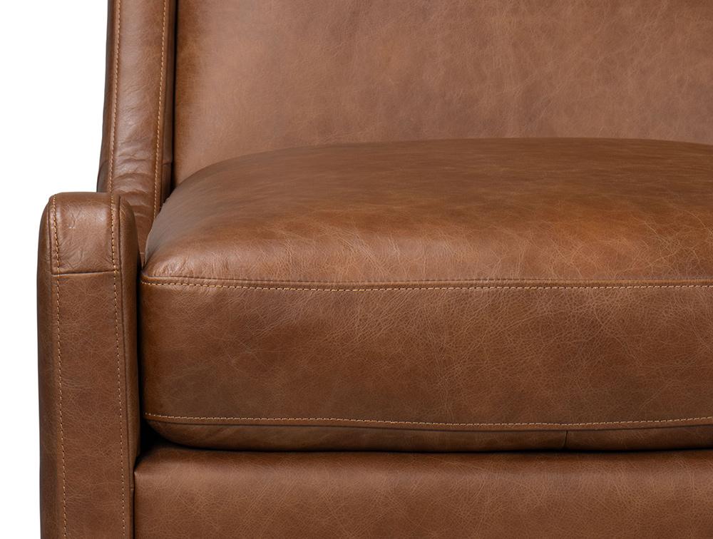 Sarreid Ltd - Brandy Accent Chair, Cuba Brown - 54089 veiw 10