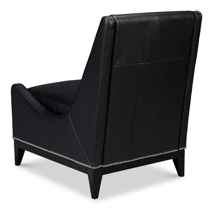 Sarreid Ltd - Brandy Accent Chair, Onyx Black - 54091 veiw 5
