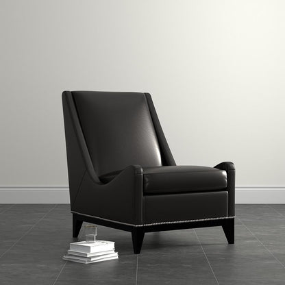 Sarreid Ltd - Brandy Accent Chair, Onyx Black - 54091 veiw 7