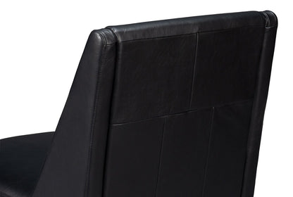 Sarreid Ltd - Brandy Accent Chair, Onyx Black - 54091 veiw 9