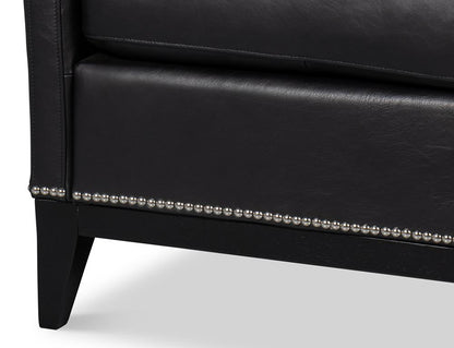 Sarreid Ltd - Brandy Accent Chair, Onyx Black - 54091 veiw 12