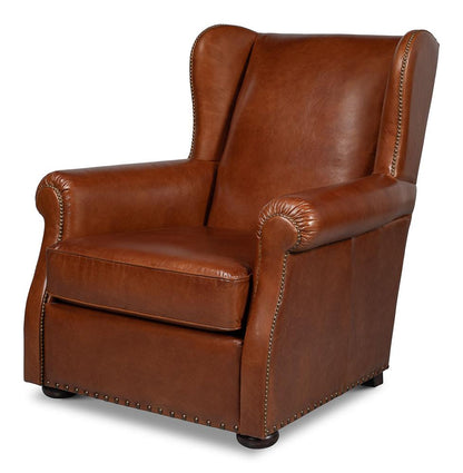 Sarreid Ltd - London Dry Accent Chair - Brown - 53896 veiw 1