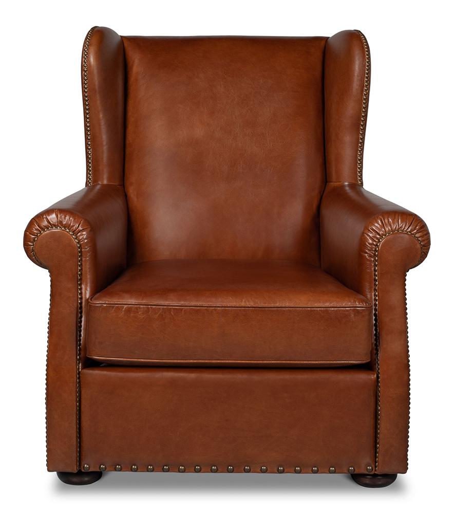 Sarreid Ltd - London Dry Accent Chair - Brown - 53896 veiw 2