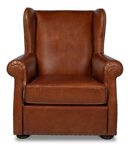 Sarreid Ltd - London Dry Accent Chair - Brown - 53896 veiw 2