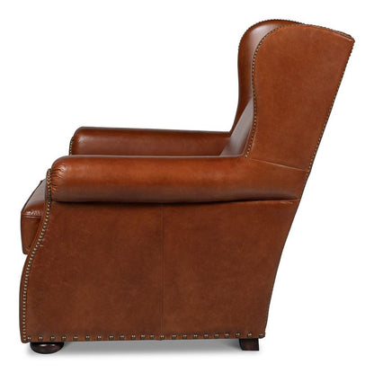 Sarreid Ltd - London Dry Accent Chair - Brown - 53896 veiw 3