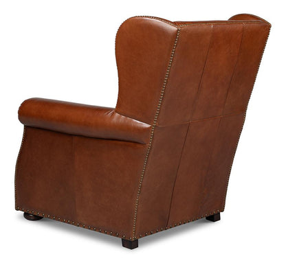 Sarreid Ltd - London Dry Accent Chair - Brown - 53896 veiw 5