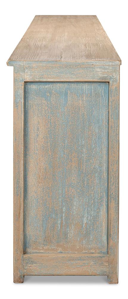Sarreid Ltd - Eight Is Enough Sideboard, Antique Blue - 40427-5 veiw 8