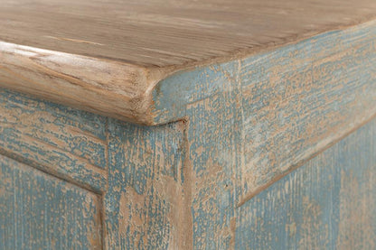 Sarreid Ltd - Eight Is Enough Sideboard, Antique Blue - 40427-5 veiw 10