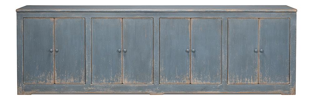Sarreid Ltd - Eight Is Enough Sideboard, Blue/Grey - 53886 veiw 2
