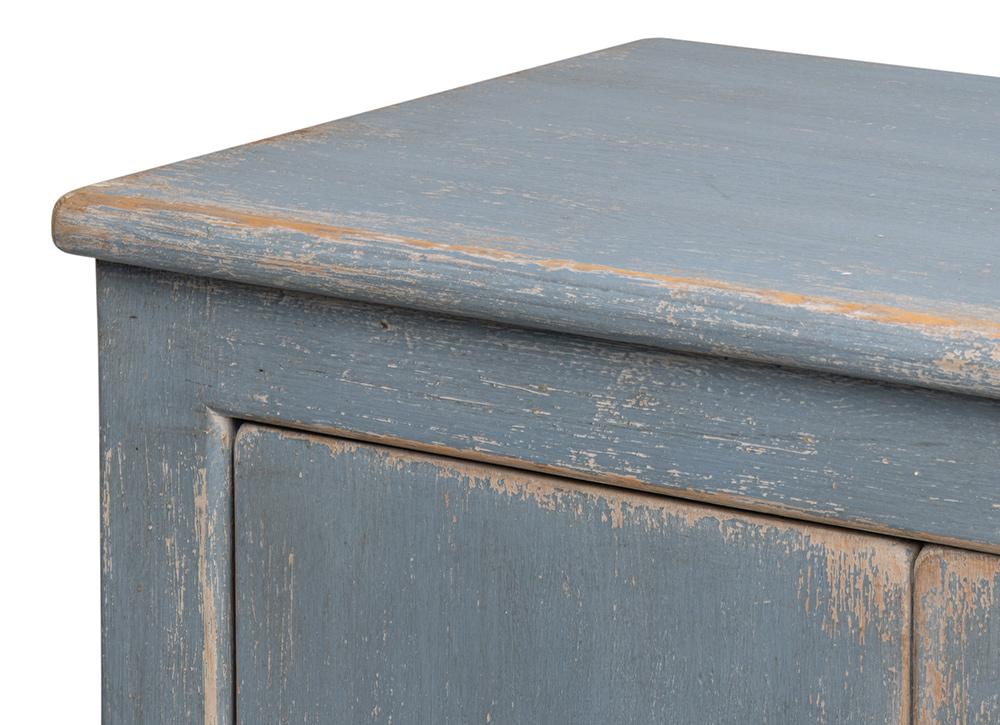Sarreid Ltd - Eight Is Enough Sideboard, Blue/Grey - 53886 veiw 6