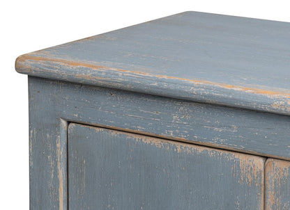 Sarreid Ltd - Eight Is Enough Sideboard, Blue/Grey - 53886 veiw 6