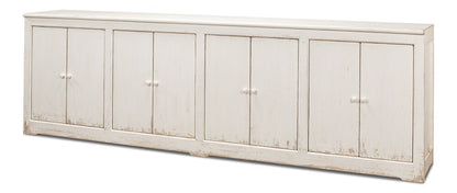Sarreid Ltd - Eight Is Enough Sideboard, Whitewash - 53045 veiw 1