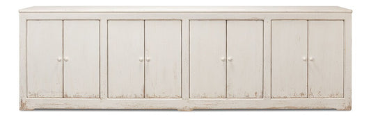 Sarreid Ltd - Eight Is Enough Sideboard, Whitewash - 53045 veiw 2