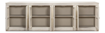 Sarreid Ltd - Eight Is Enough Sideboard, Whitewash - 53045 veiw 3