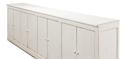 Sarreid Ltd - Eight Is Enough Sideboard, Whitewash - 53045 veiw 4