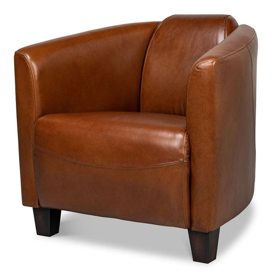 Sarreid Ltd - Mandy Arm Chair - Brown - 29760 veiw 1