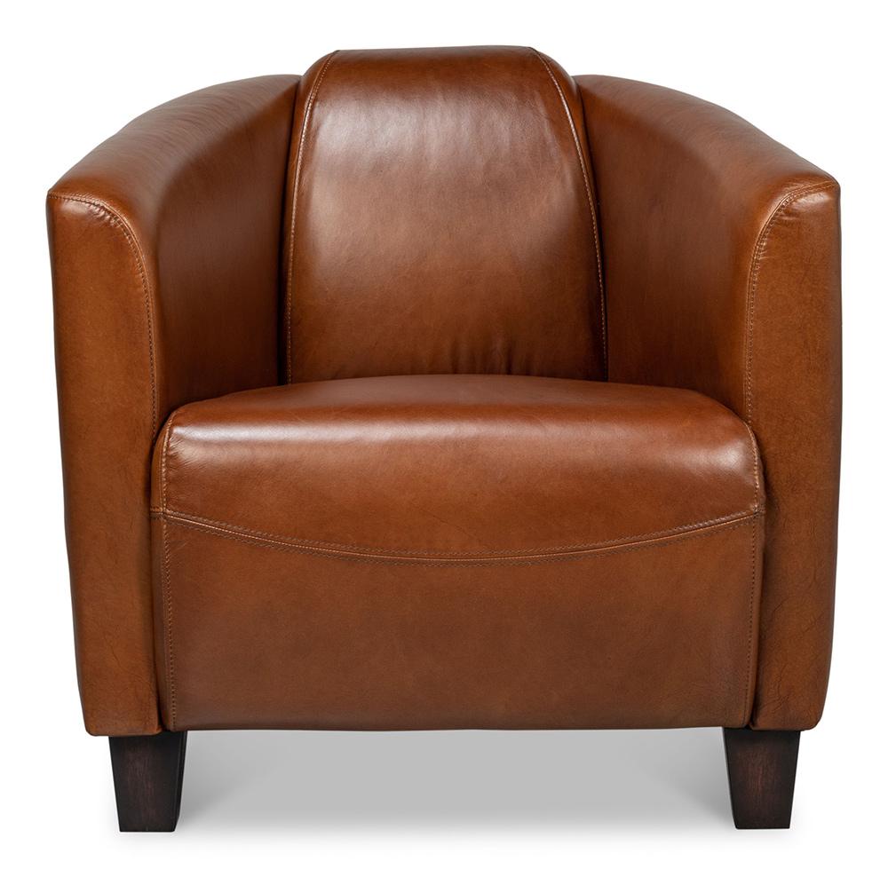 Sarreid Ltd - Mandy Arm Chair - Brown - 29760 veiw 2